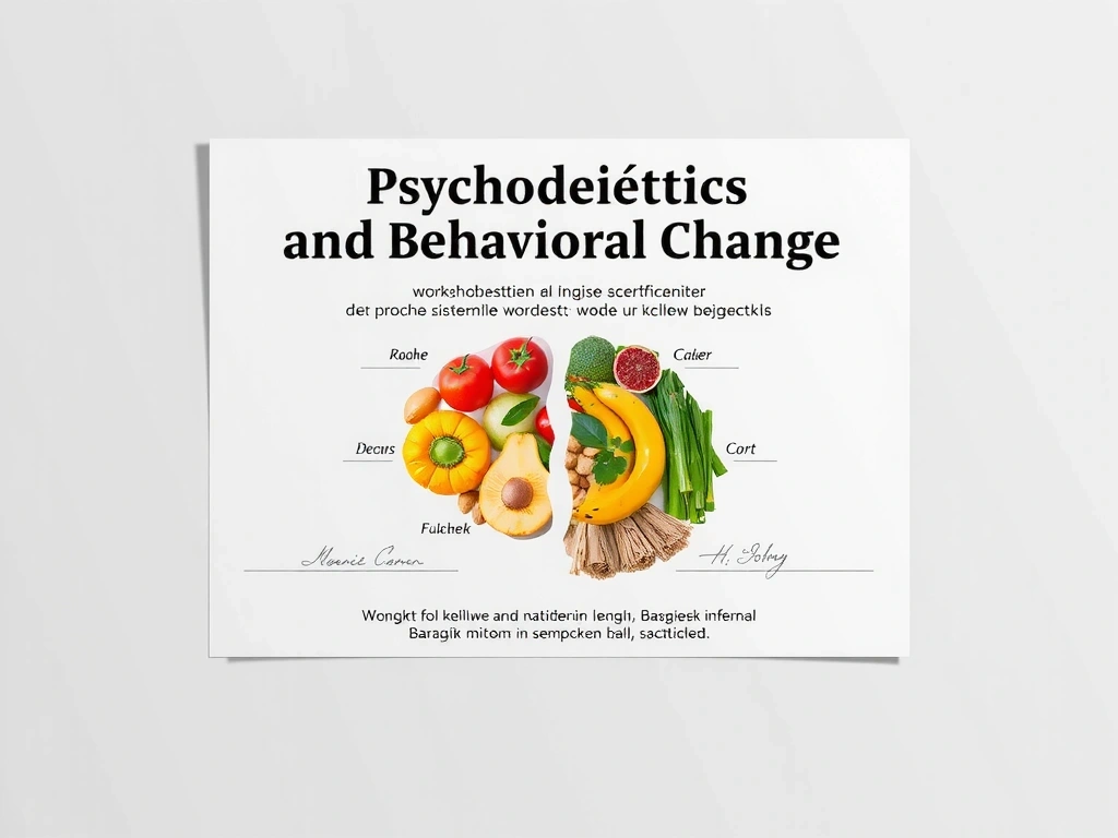 Certyfikat z zakresu psychodietetyki i wsparcia psychologicznego w zmianie nawyków żywieniowych